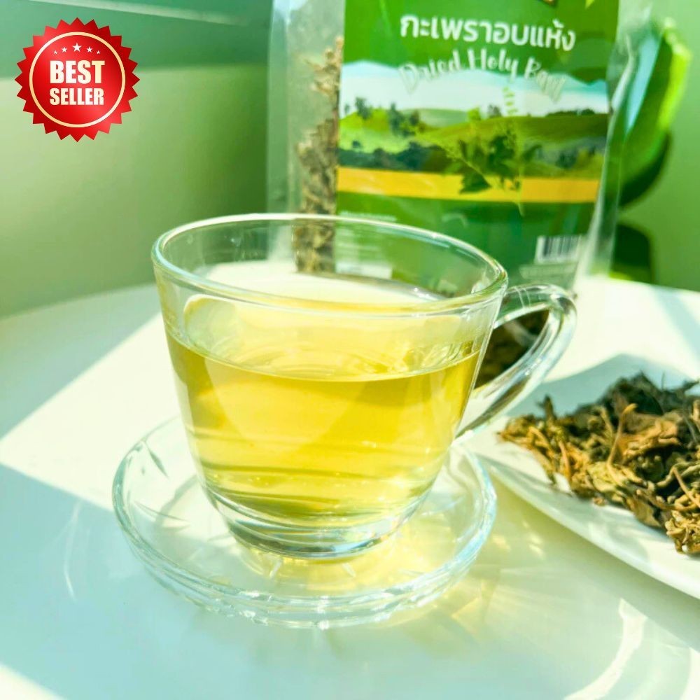 Premium Dried Holy Basil Leaves (Kra Pao) Thai Herb Export Grade GMP FDA Authent