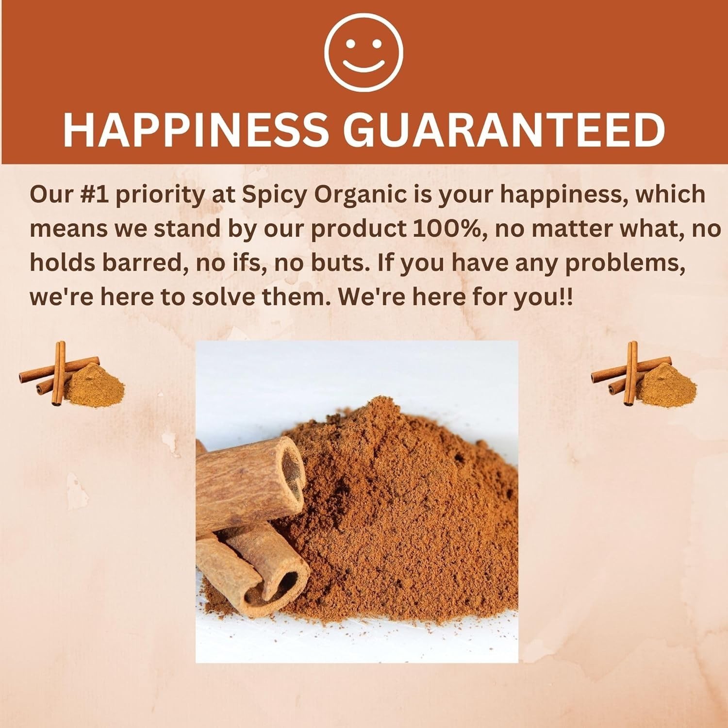 Organic Ceylon Cinnamon Powder – 16 oz, Freshly Ground, USDA Certified