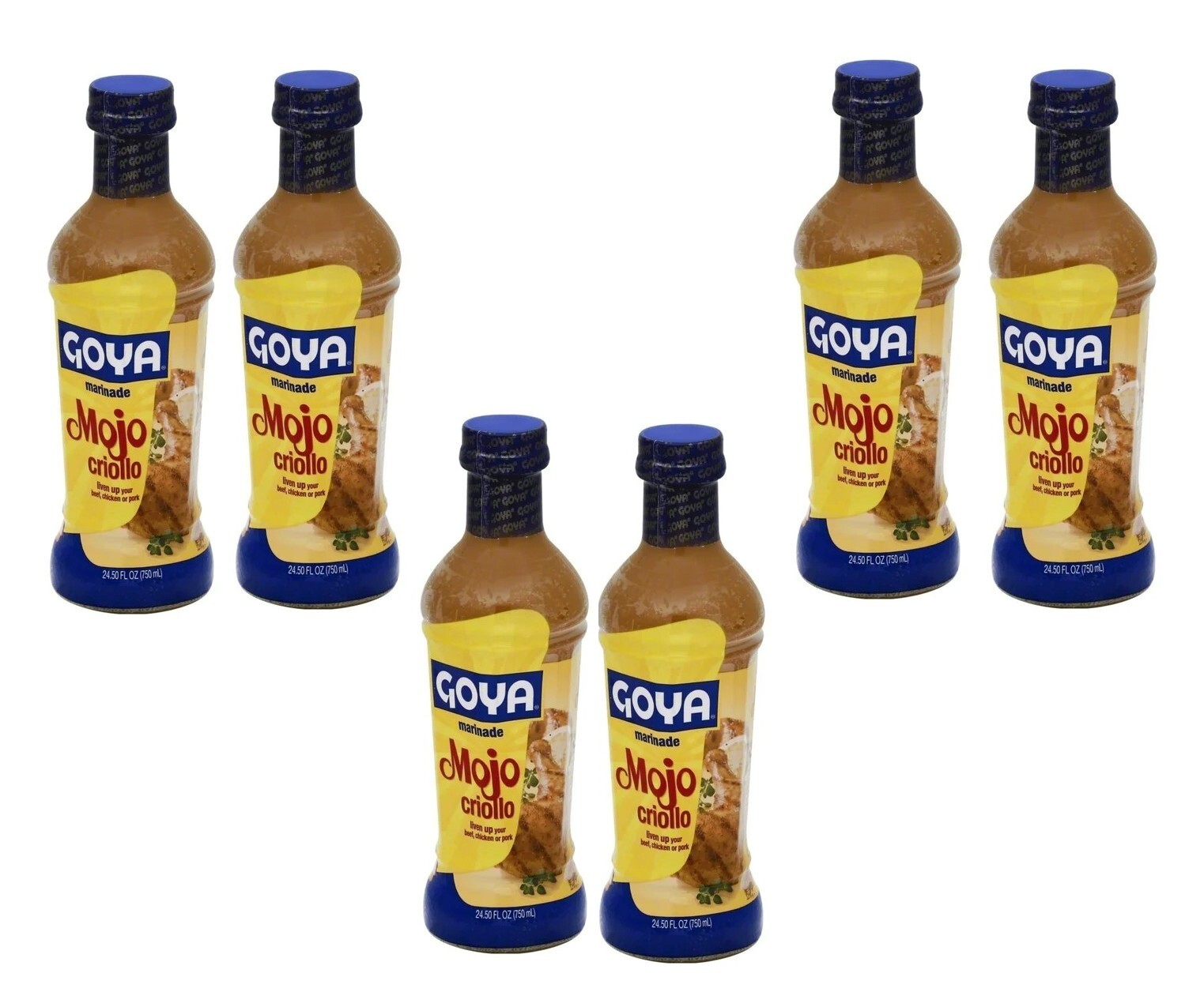 Goya Mojo Criollo Marinade Size 24 oz – 6 Pack | tangy blend of orange and lemon