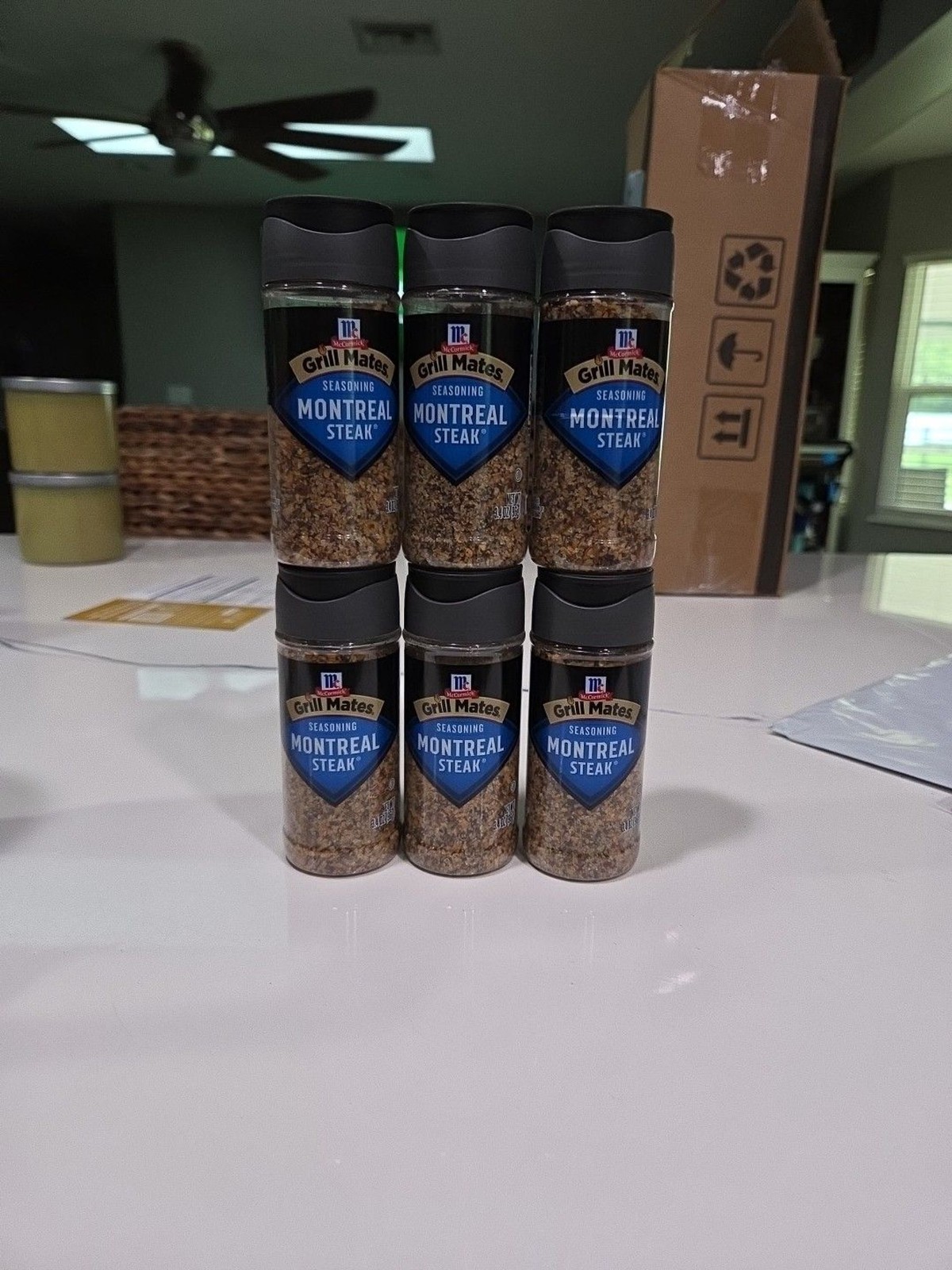 SET OF 6 McCormick Grill Mates Montreal Steak Seasoning, 3.4 Ounce OFFICE