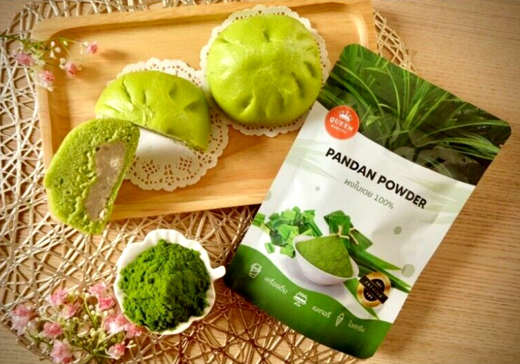 Queen Bakery Brand Pandan Leaves Powder 100g Natural Aroma Bakery Dessert Cake