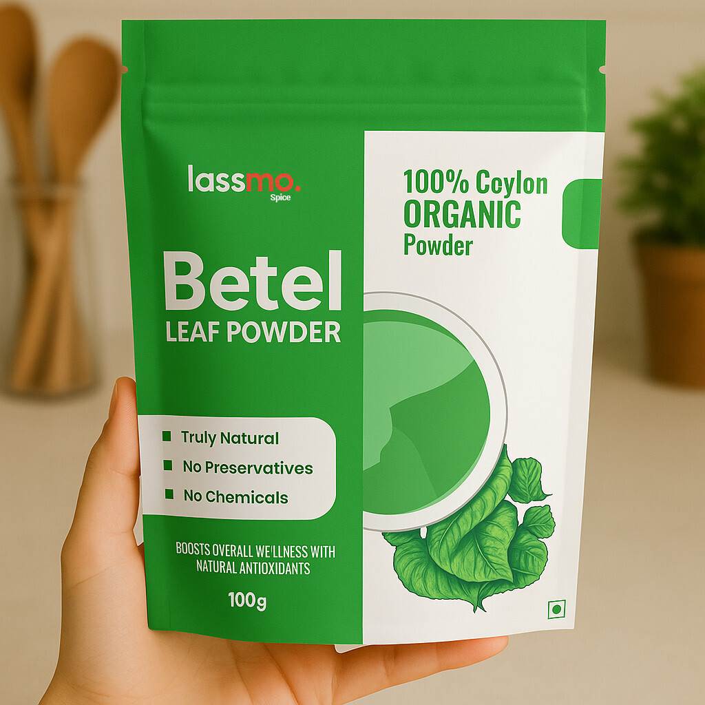 Ceylon Betel Leaf Paan Powder Natural Dried Herbal Spice Ayurveda Cooking Blend
