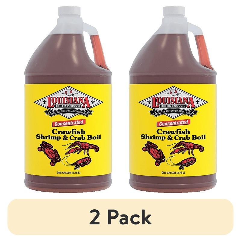 Crawfish Crab Shrimp Boil Liquid Seasoning Cajun Flavor 1 Gallon Hot Spicy New