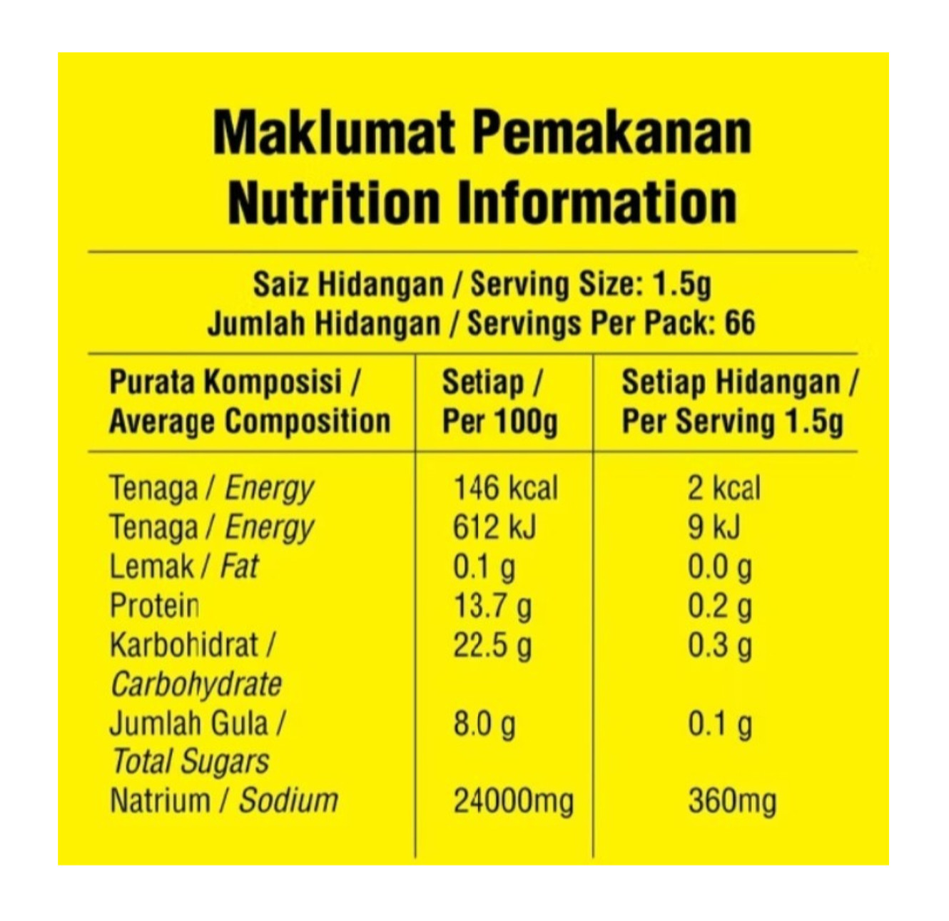 MAGGI Cukup Rasa All-in-One Seasoning 100g x 4 Halal Malaysian Cooking Spice