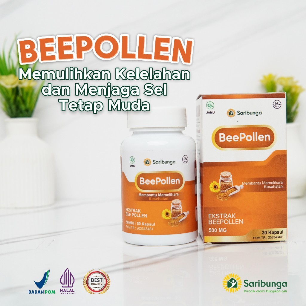 IDSPICES Bee Pollen 50 Capsules Grade A+ Natural Herbal Superfood Supplement