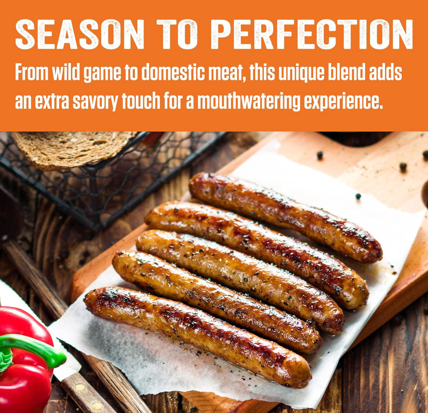 LEM Backwoods Breakfast Fresh Sausage Seasoning, Seasons 5 Pounds of Meat