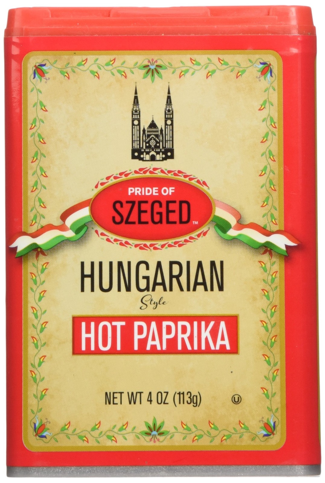 Szeged Hot Paprika Seasoning Spice, 4 Ounce
