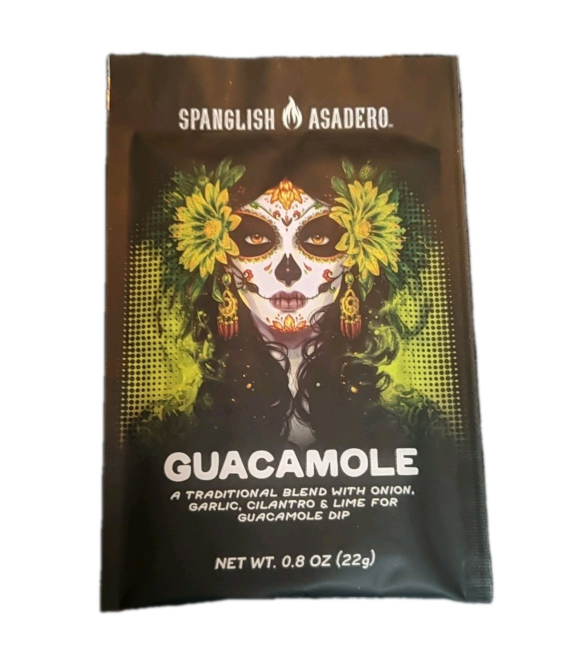 Spanglish Asadero Guacamole Seasoning (Lot Of 4) 0.8oz. Traditional Spice Blend