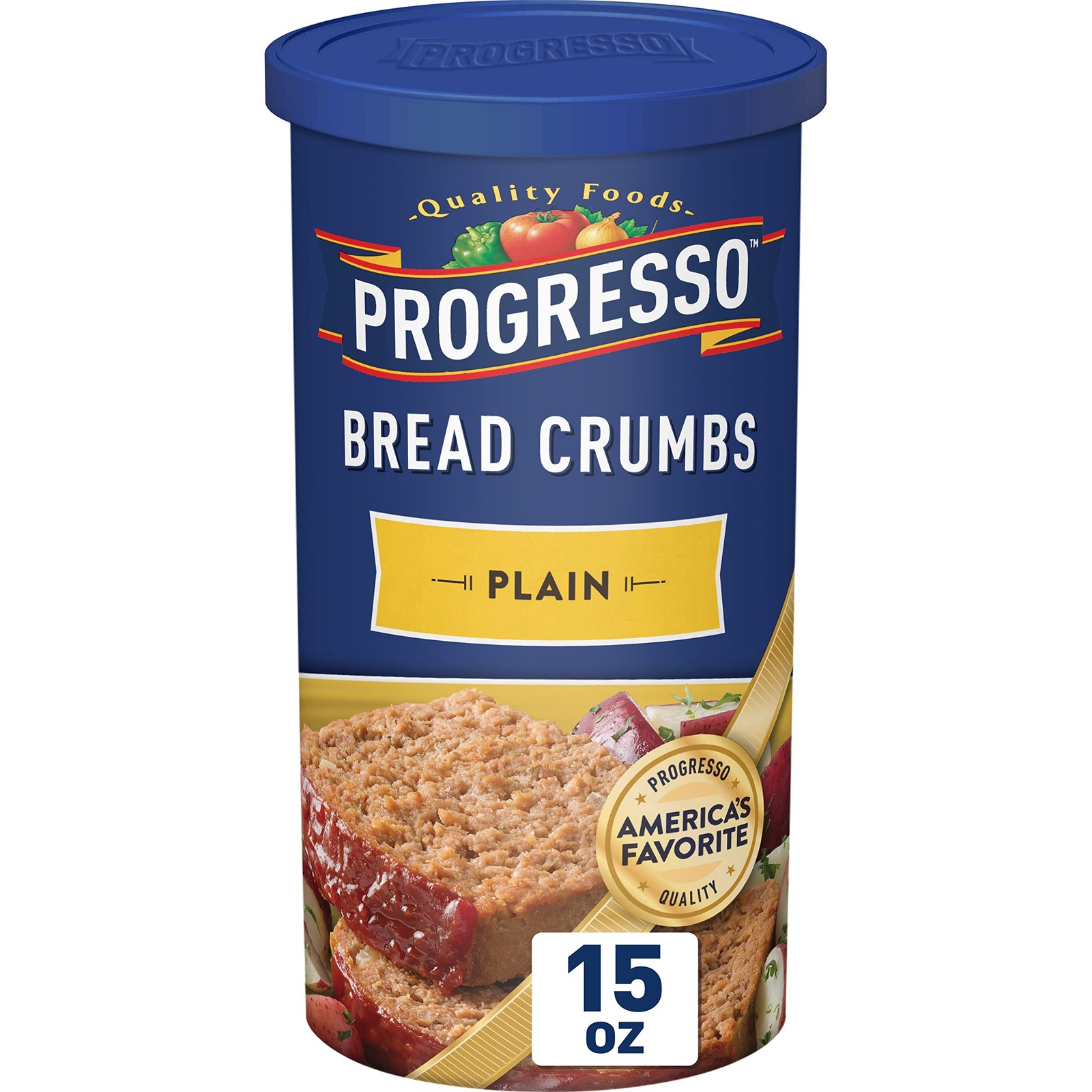 Progresso Plain Breadcrumbs 15.0 oz (Pack of 12)