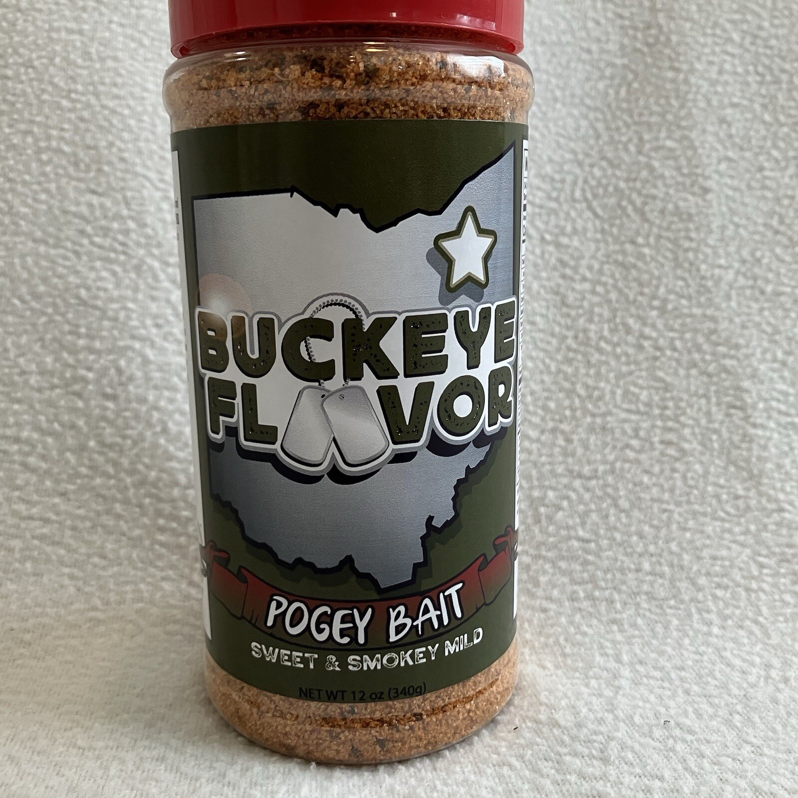 Buckeye Flavor Pogey Bait Sweet & Smokey Seasoning Rub 12 oz. – New Product