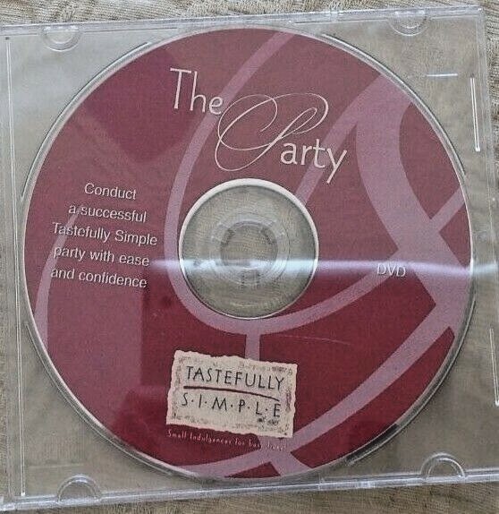 TASTEFULLY SIMPLE THE PARTY DVD NEW