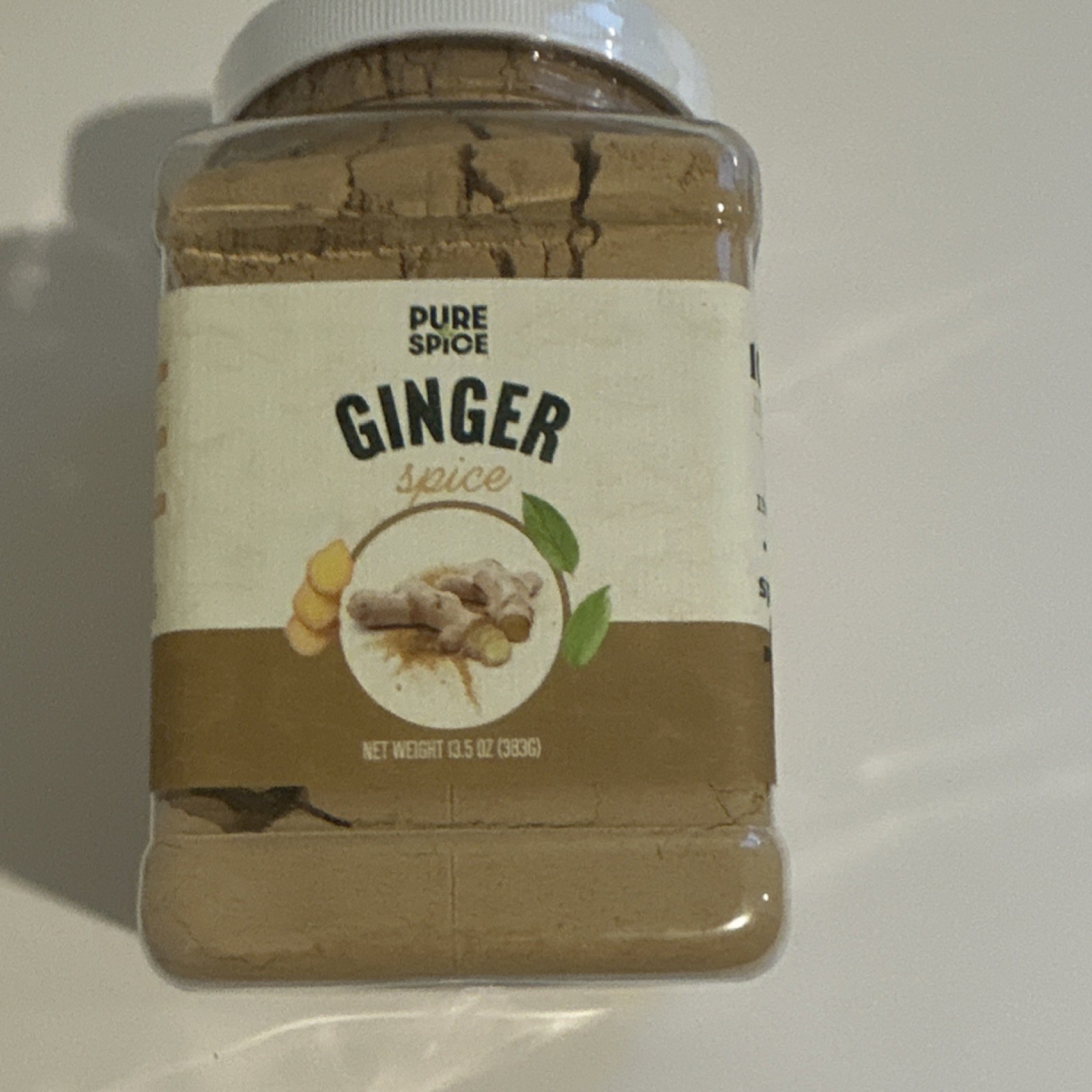 Pure Spice Ginger Powder 11.5 oz 100% Natural Single Spice Pantry