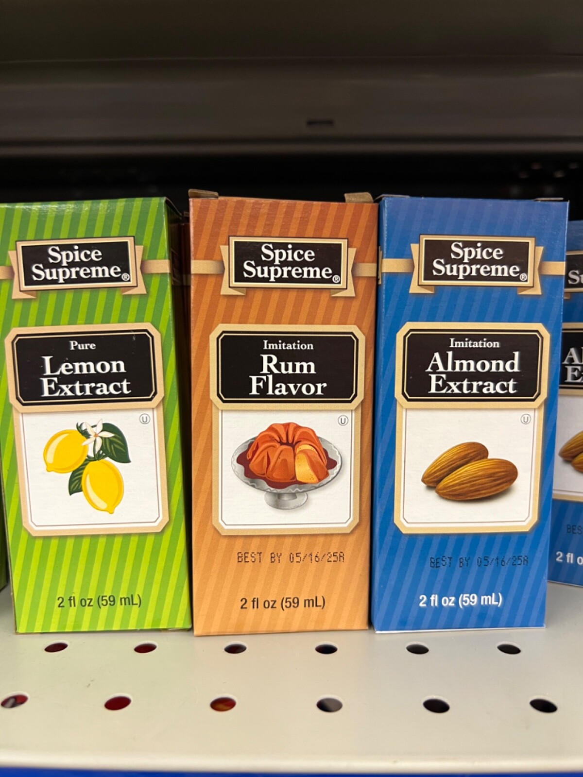 Spice Supreme® IMITATION ALMOND EXTRACT- Rum Flavor – Lemon Extract USA Made