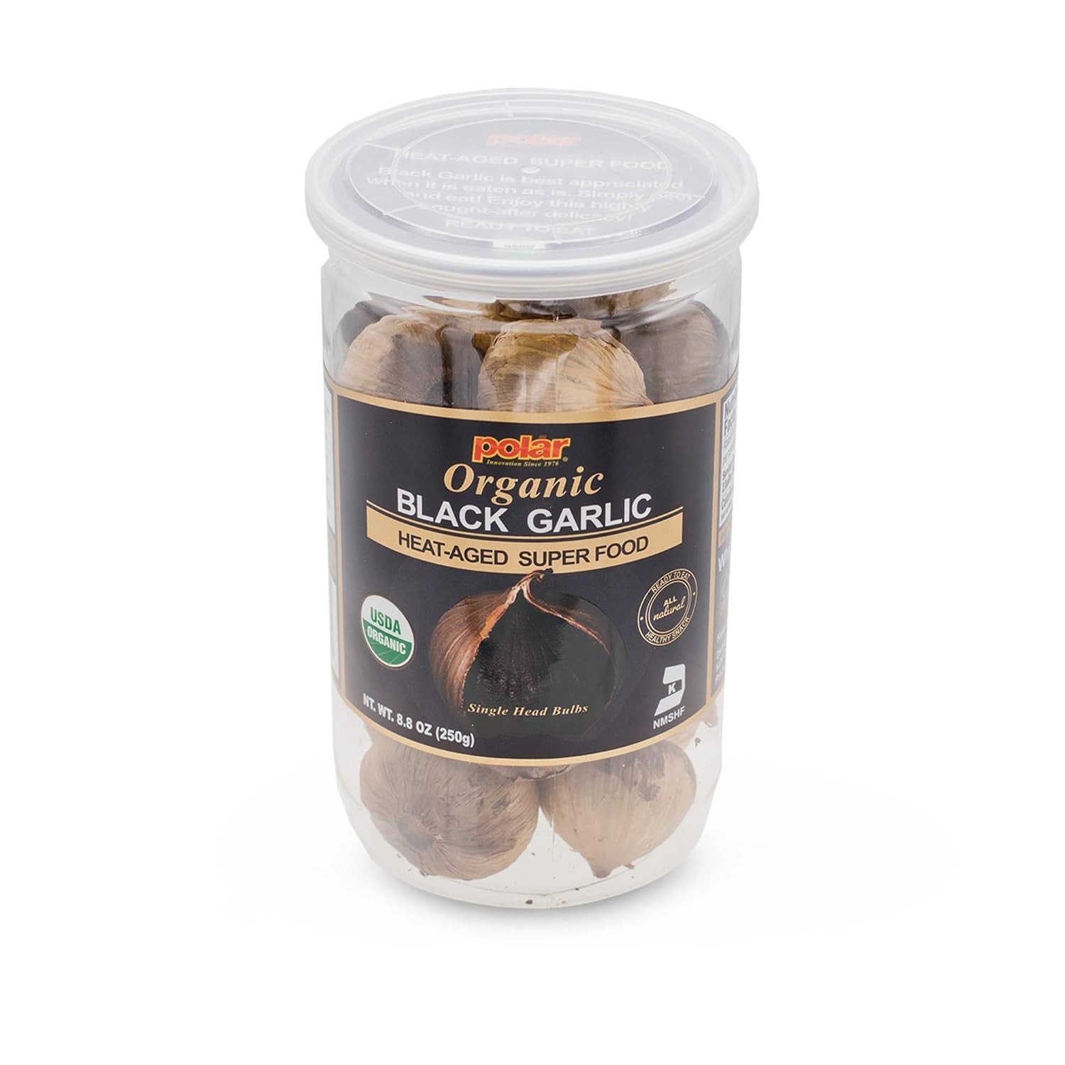 Antioxidant-Rich Black Garlic – Ready to Eat, USDA Certified