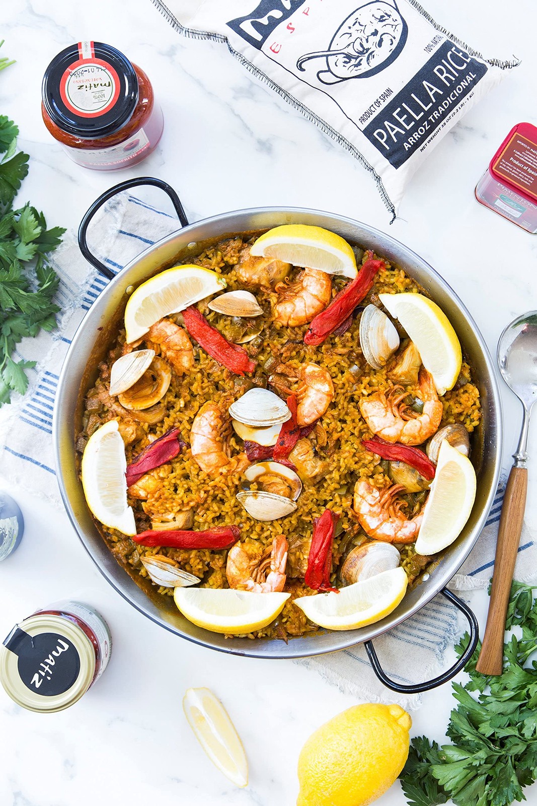 Spanish Paella Rice – Medium Grain for Risotto, Seafood Dishes, Gluten Free