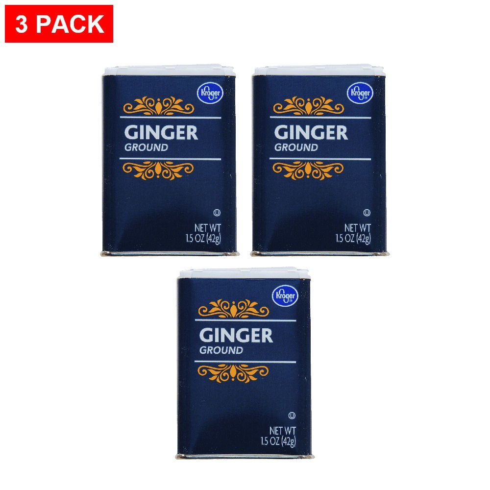 Kroger Ground Ginger 1.5 oz – Pack of 3