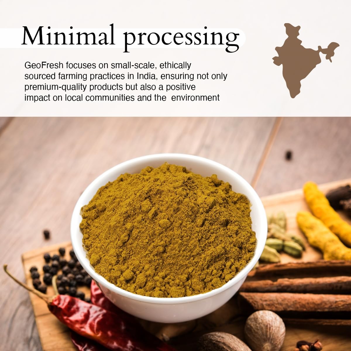 Geo-Fresh Organic Curry Powder – 1.76 oz (50g) – –…