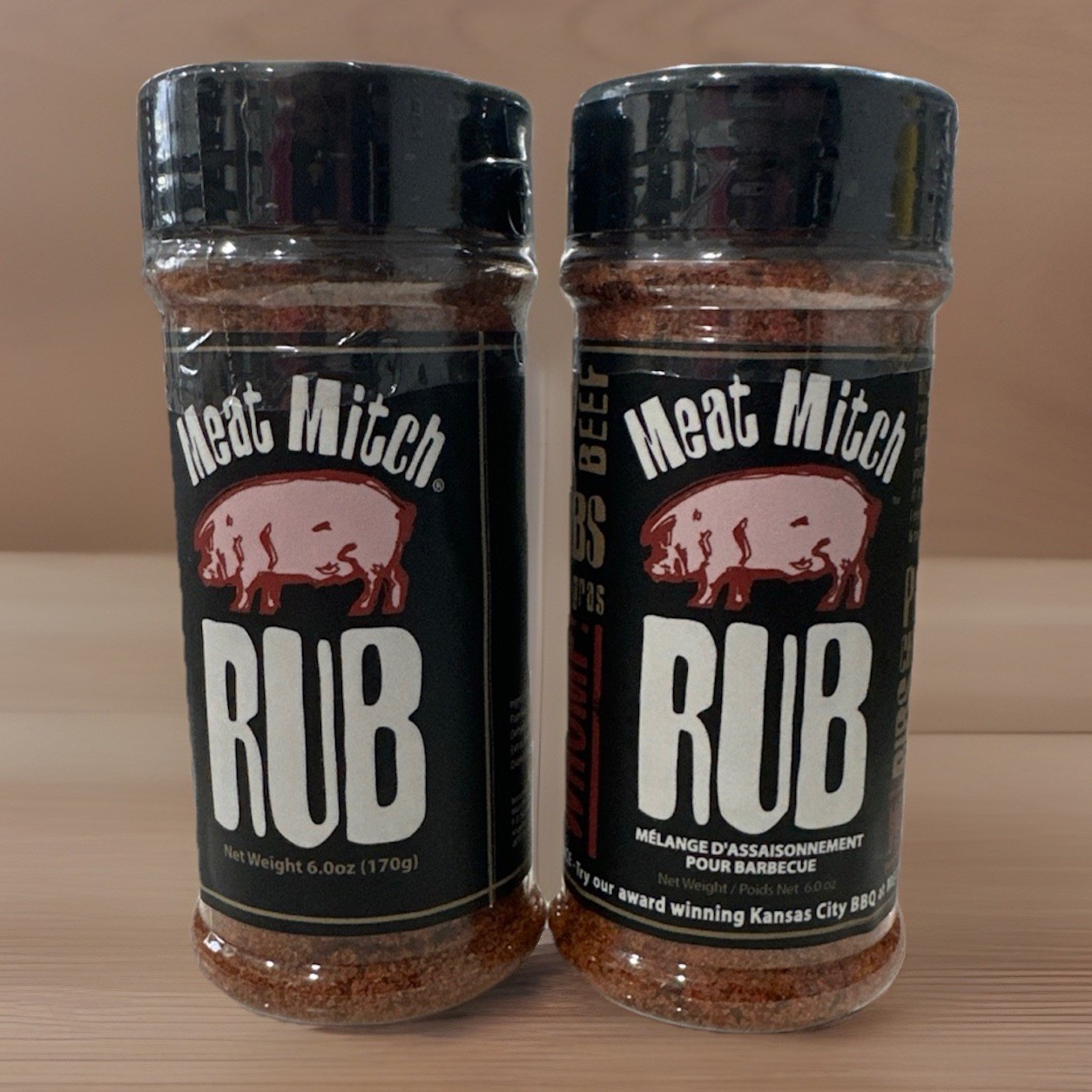 2 Meat Mitch Competition Rub, 6.0 oz Kansas City Style BBQ Dry Rub Seasoning NEW