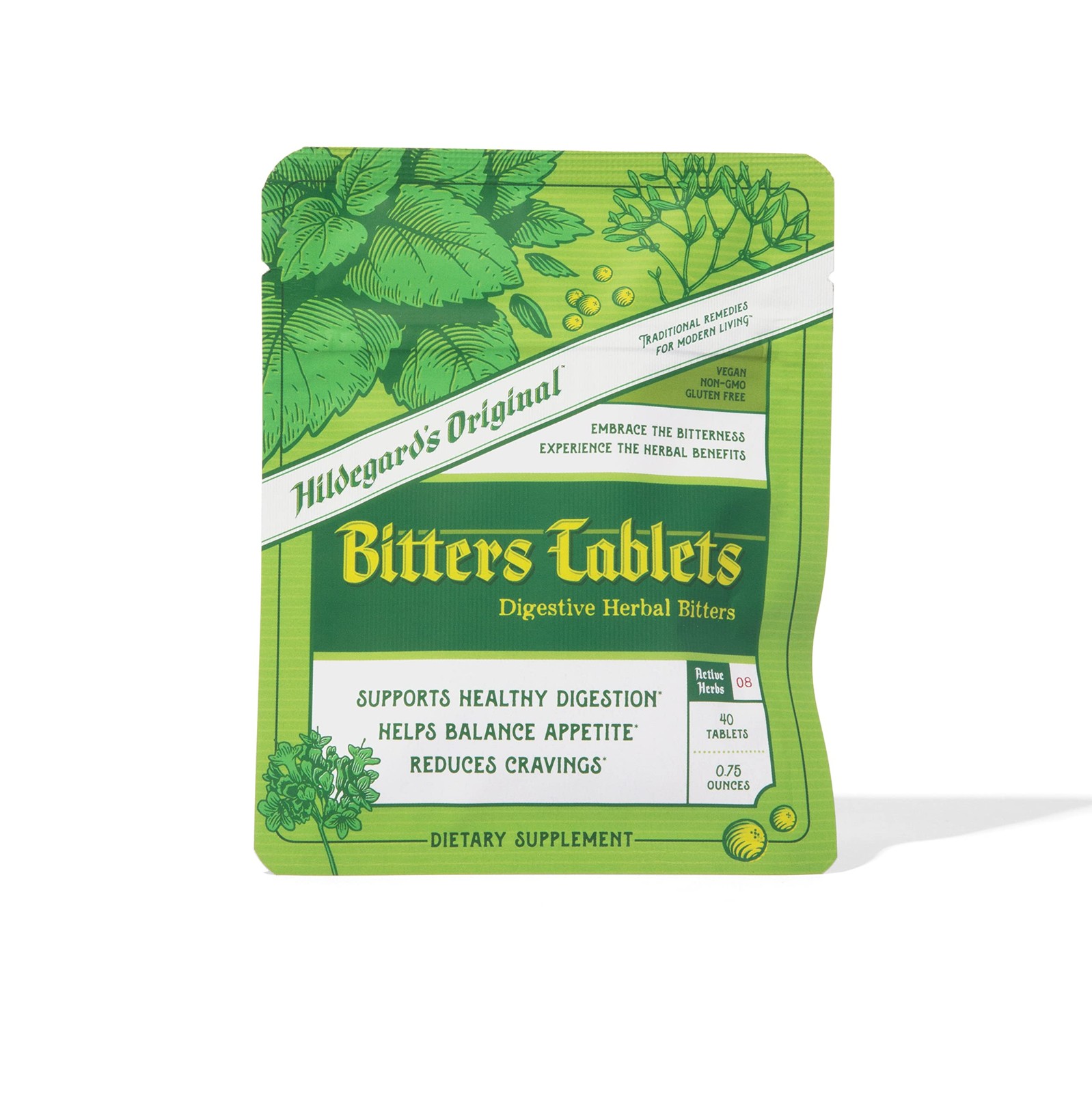 Hildegard’s Original Digestive Bitters Tablets (40ct) — 40 Count (Pack of 1)