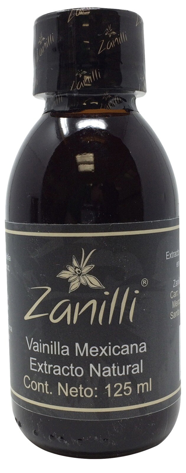2 PACK ZANILLI Vainilla Mexicana Saborizante Natural 125mL Glass Bottles Vanilla