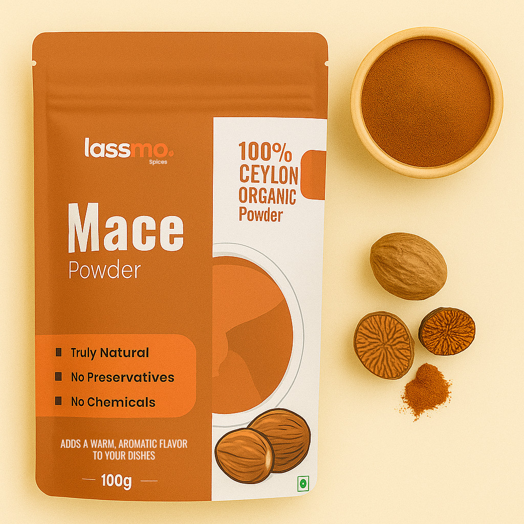 Ceylon Nutmeg Powder Muskatnuss Sweet Spice Baking Aromatic Herbal Organic Tea