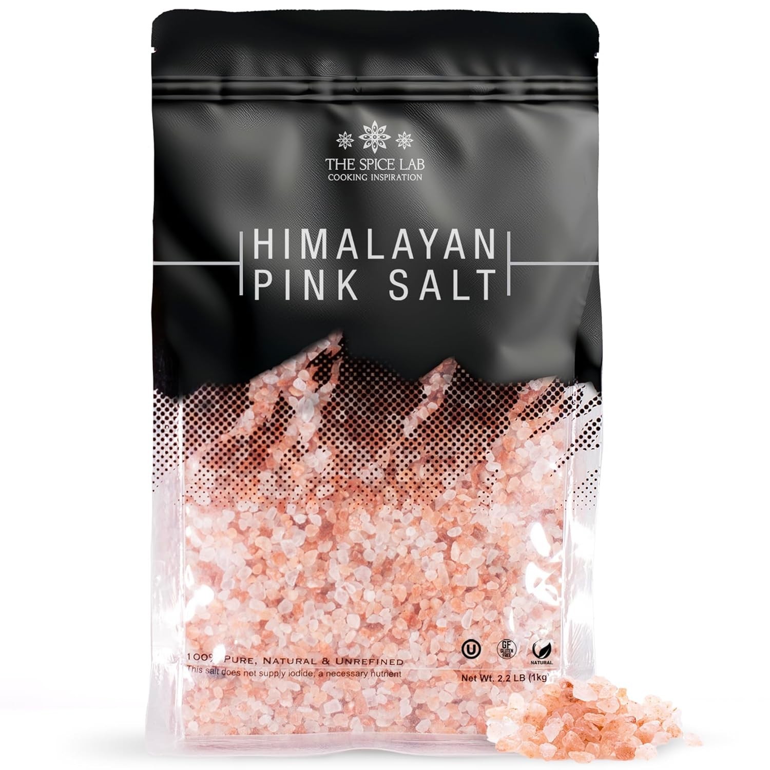 Himalayan Pink Salt Coarse Grain – 2.2 lb Gourmet Crystal for Healthy Cooking