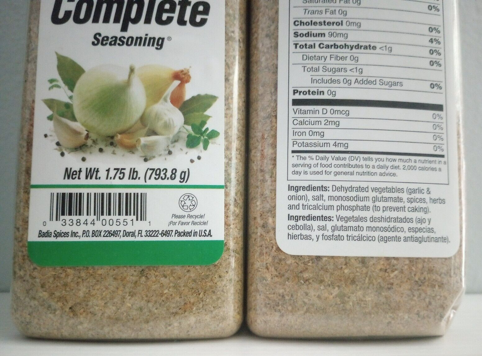 Badia® Complete Seasoning® Sazon 1.75 lb (2 Pack) Gluten Free & Kosher