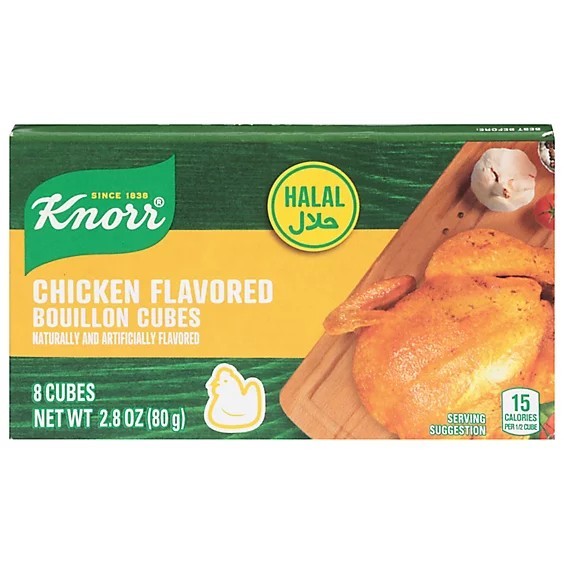Knorr Chicken Flavor Bouillon Cube 2.8 oz 8 Cubes (Pack of 6)
