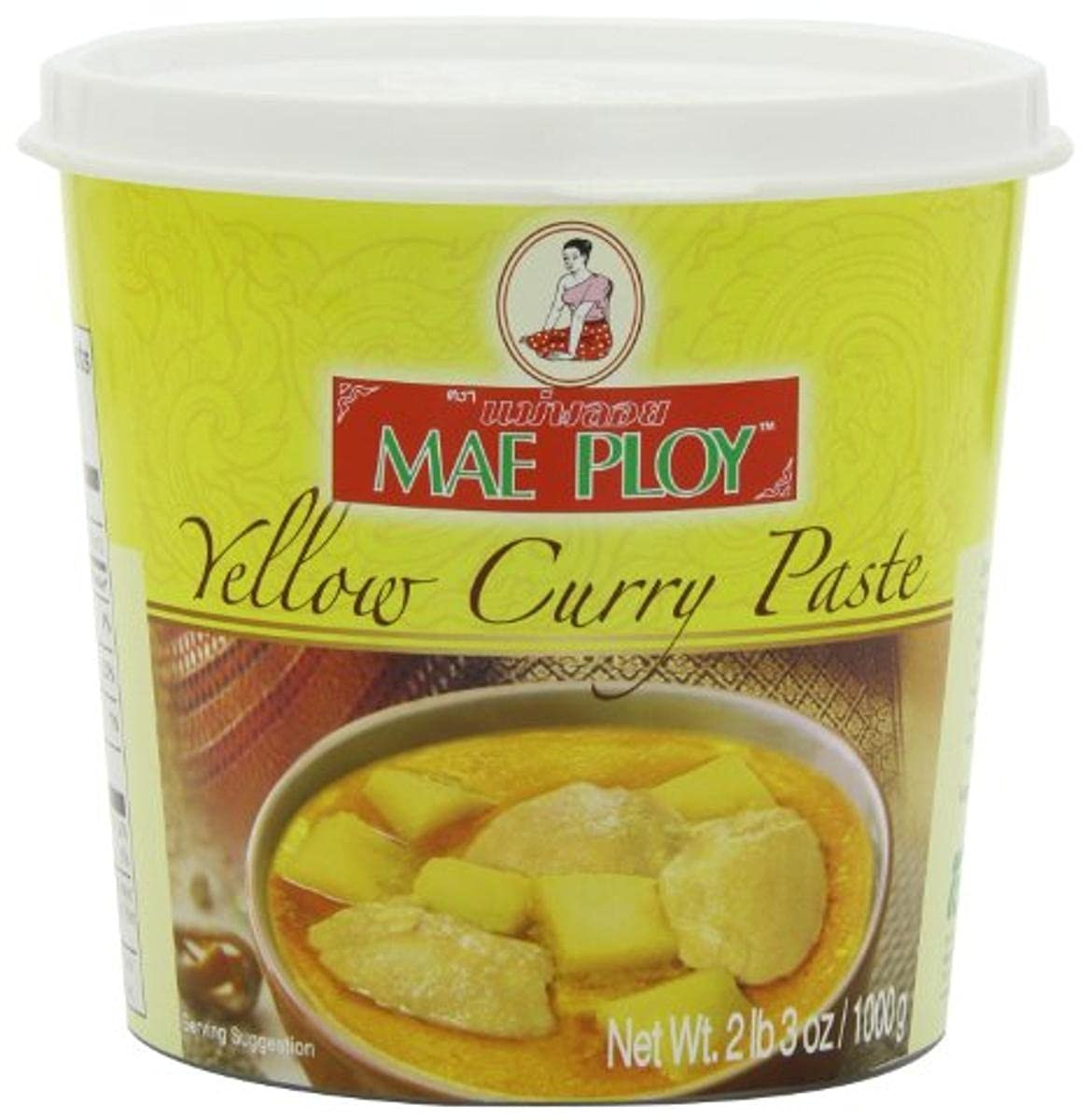 Thai Yellow Curry Paste (1Kg by Mae Ploy)