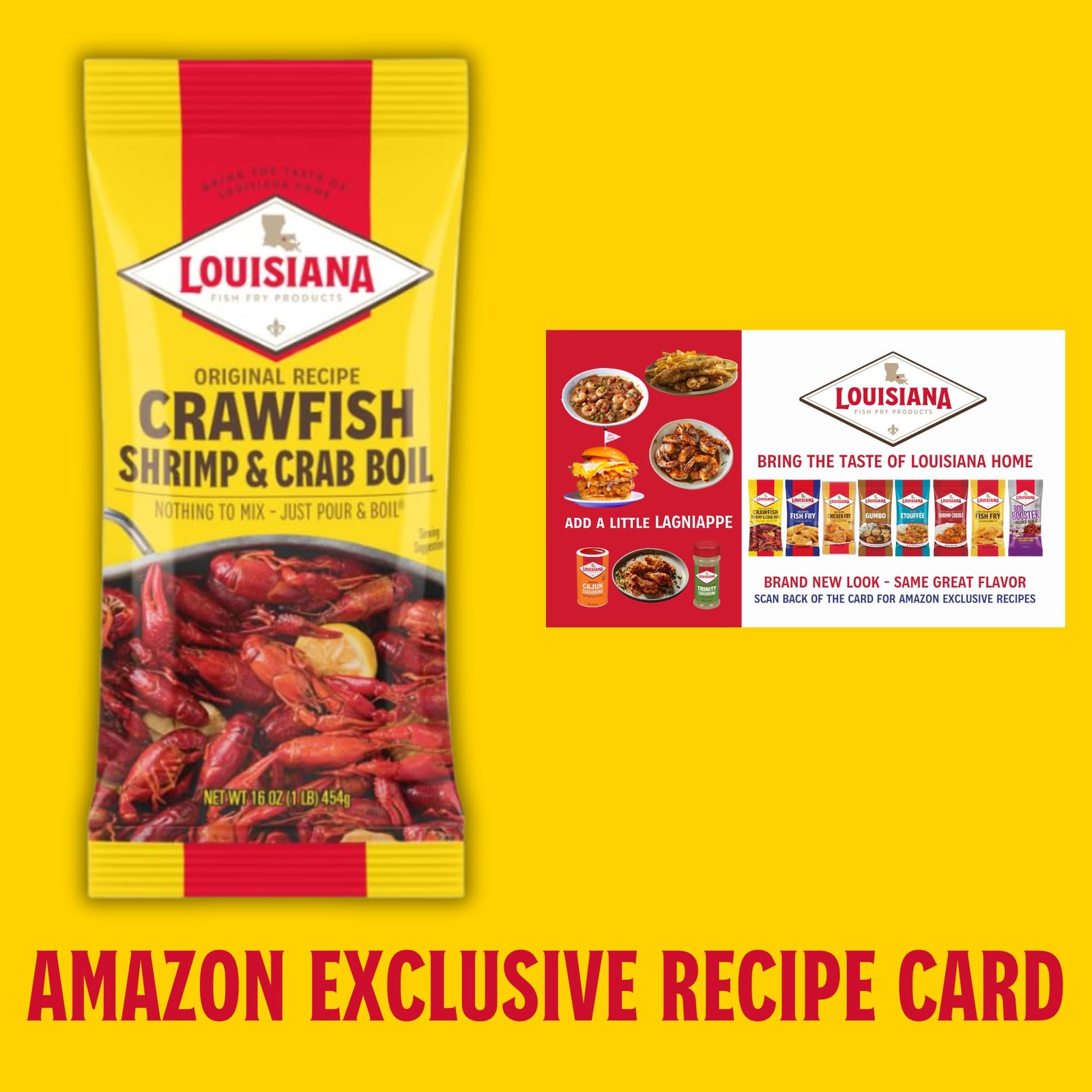 Louisiana Fish Fry Crawfish, Shrimp & Crab Boil Seasoning 16 oz – Pack of 4
