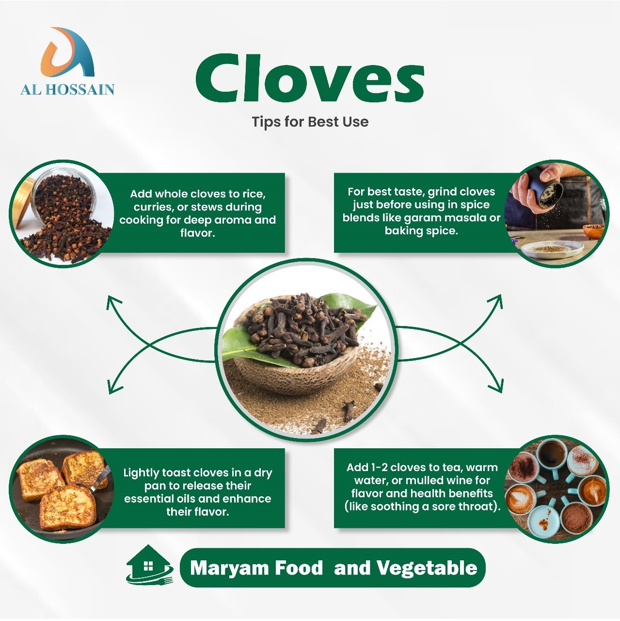 Whole Cloves 500g / 5kg Bulk | Premium Natural Clove Spice for Cooking & Baking
