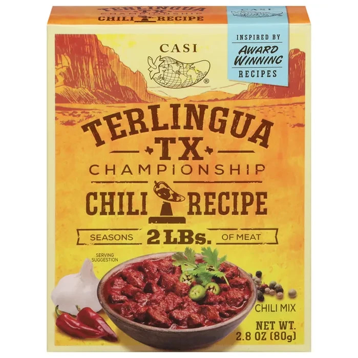 CASI Terlingua TX Championship Chili Recipe Mix (4 Pack)