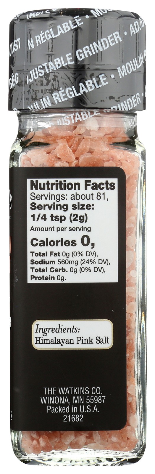 Himalayan Pink Salt Grinder By Watkins 5.7 Oz 3 Pack