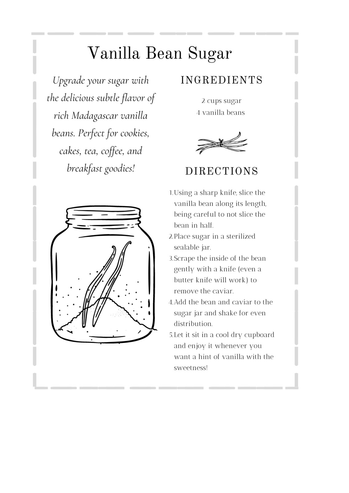 20 fresh Madagascar vanilla beans straight from the island