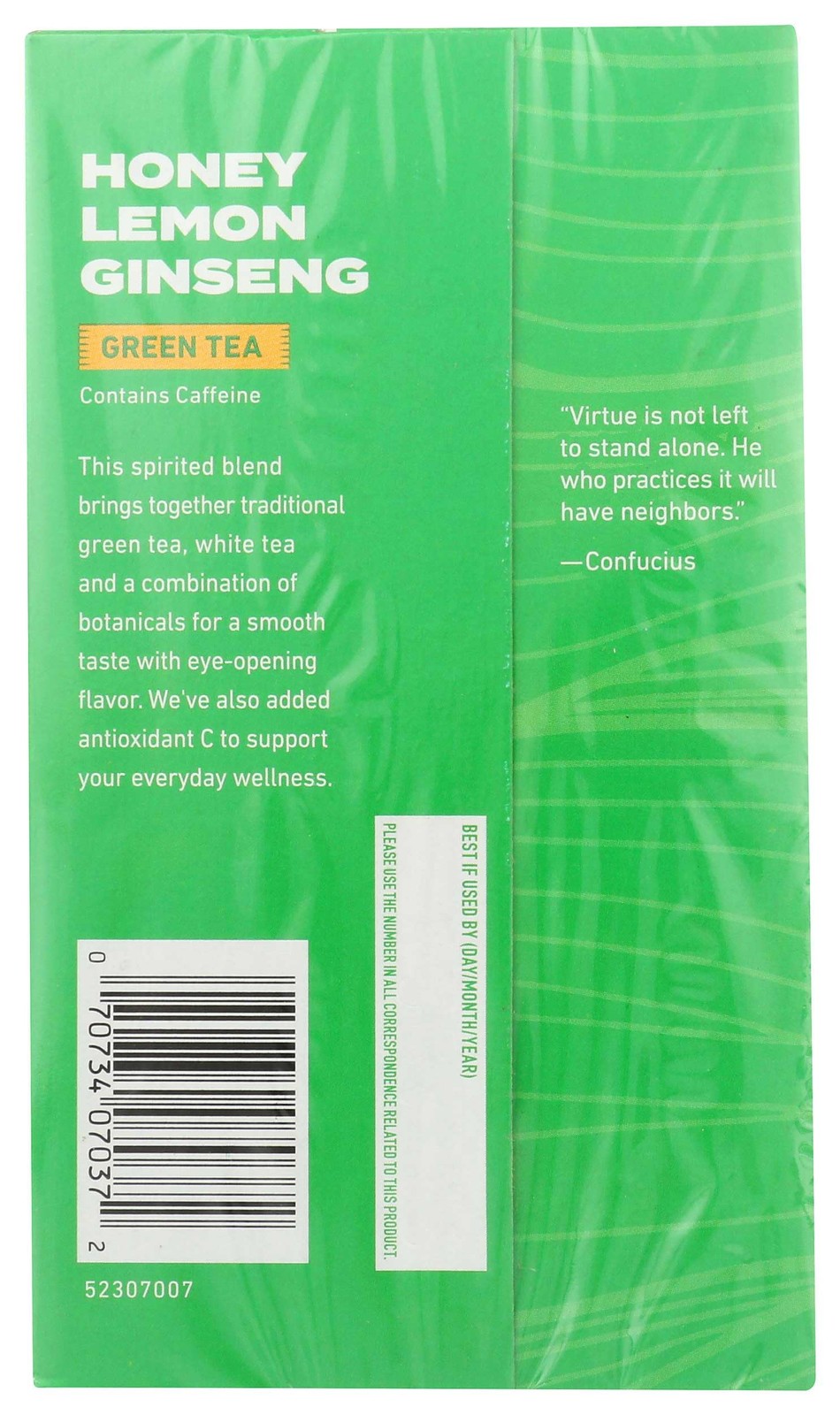 Celestial Seasonings Green Tea, Honey Lemon Ginseng, 20 20 Count (Pack of 6)