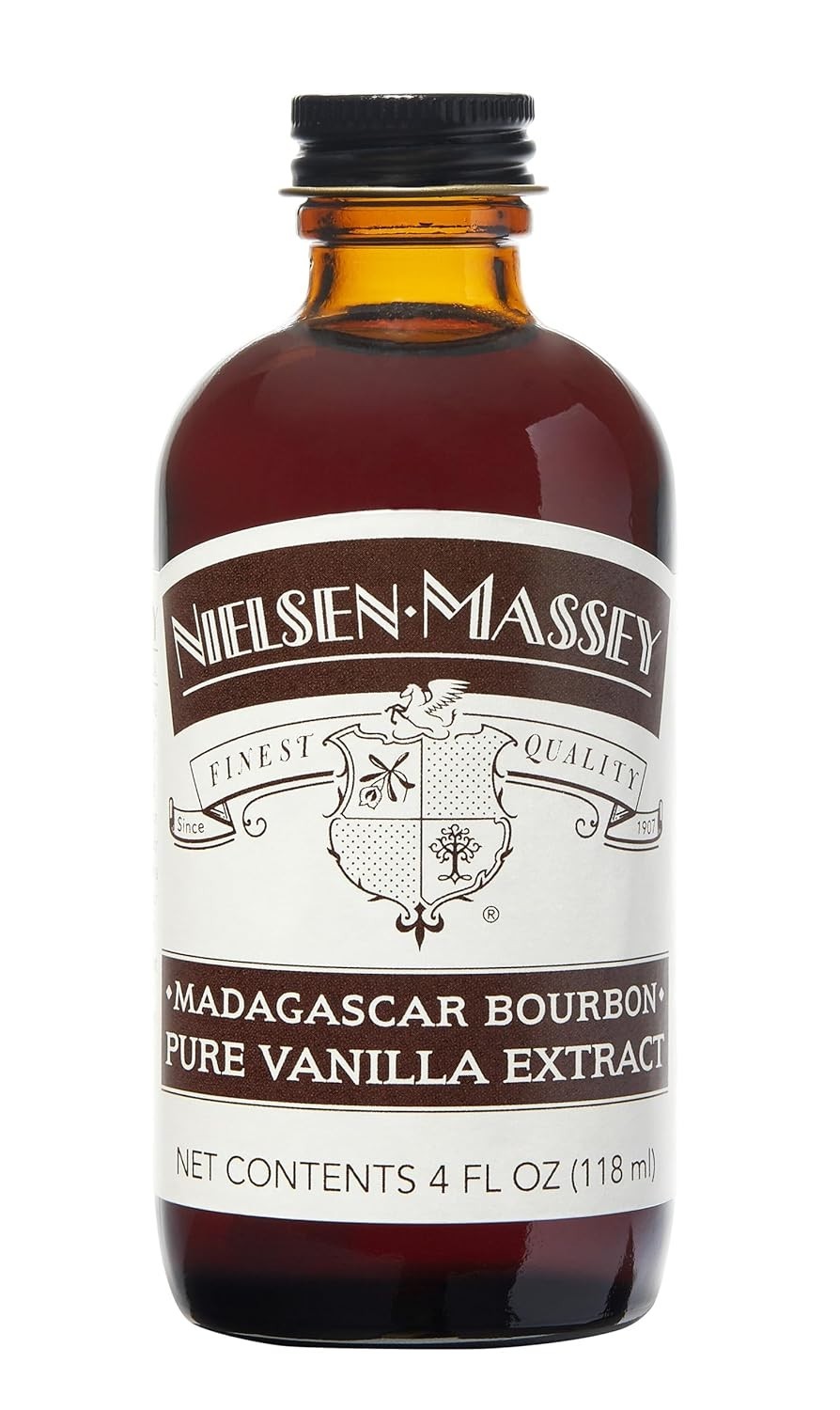 4 Fl Oz Bottle of Pure Madagascar Vanilla Extract, Allergen-Free Cooking