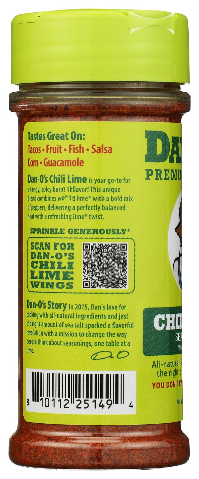 Chili Lime Seasoning By Dan-O’S 3.3 Oz 93G 8 Pack