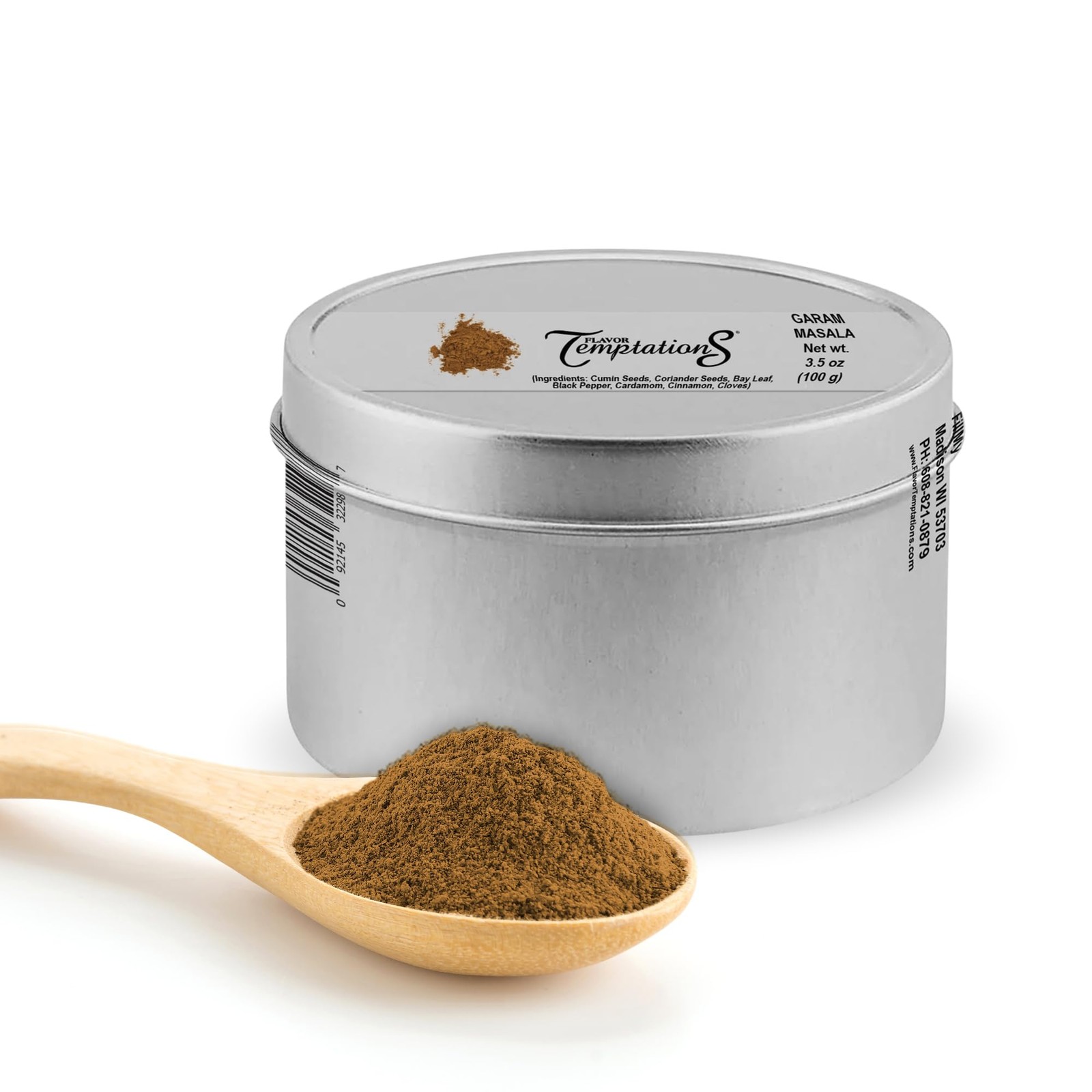 Garam Masala Powder Indian Food Seasoning, Organic 7 Spice Blend, All Natural…