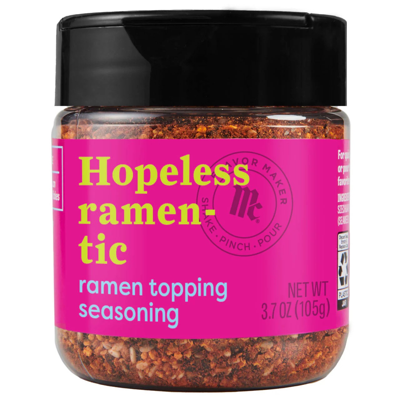McCormick Flavor Maker Ramen Topping Seasoning, 3.7 oz Jar | FREE SHIPPING