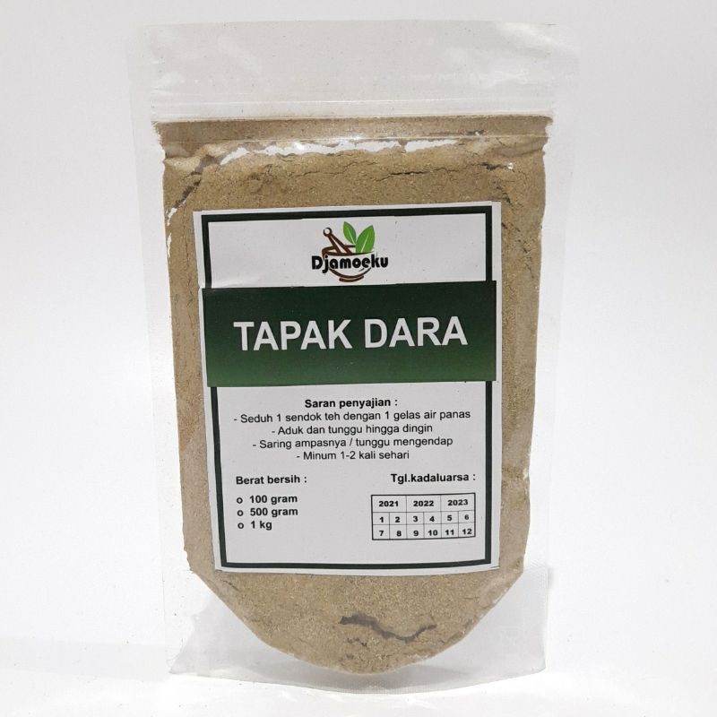 Periwinkle Leaf Powder 100g Natural Herbal Botanical Ingredient Tapak Dara