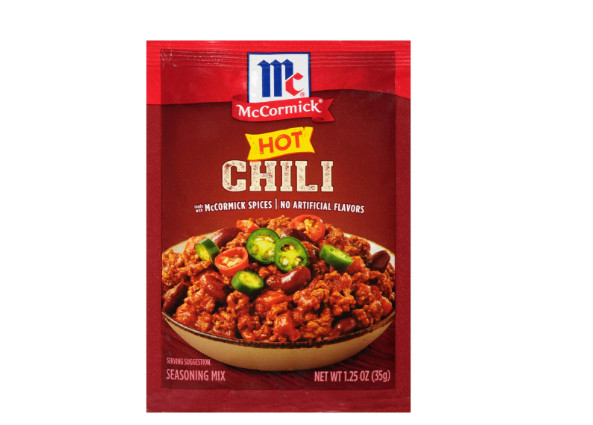 McCormick Hot Chili Seasoning Mix Spice Mix 3 PACK