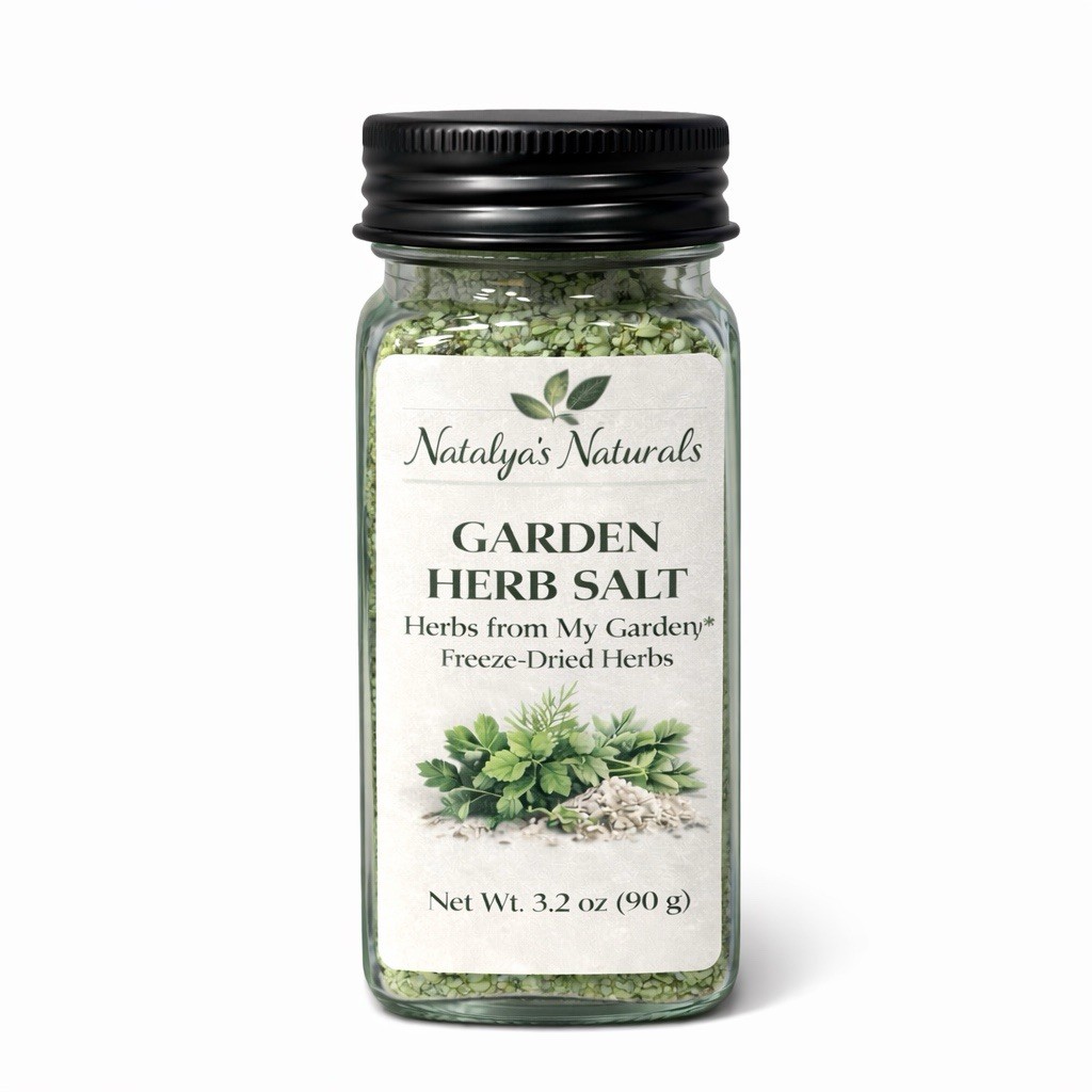 Artisan Garden Herb Salt 3.2 oz | Small Batch Gourmet Sea Salt