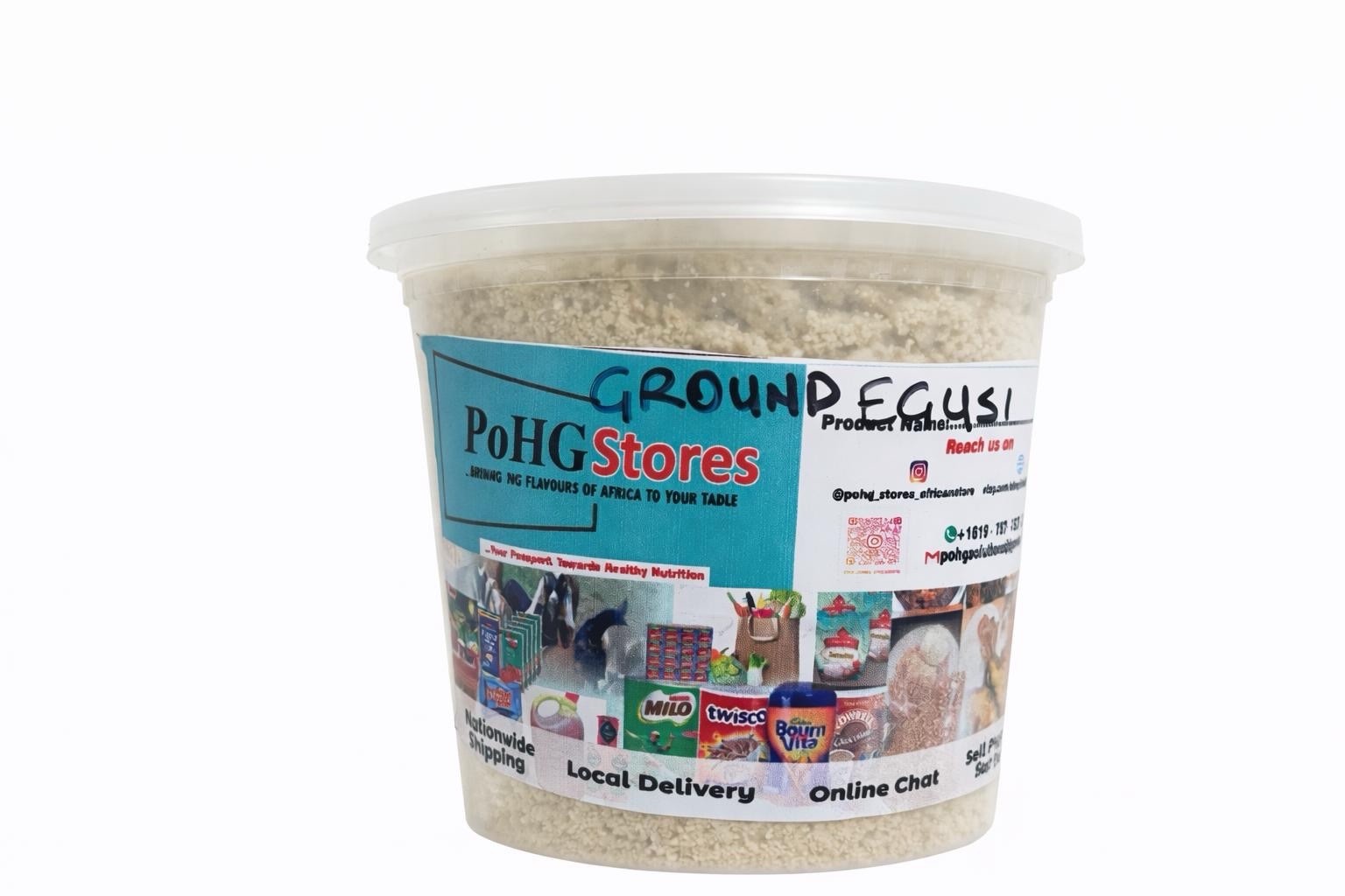 Grounded Blended Egusi /Egusi/1lbs