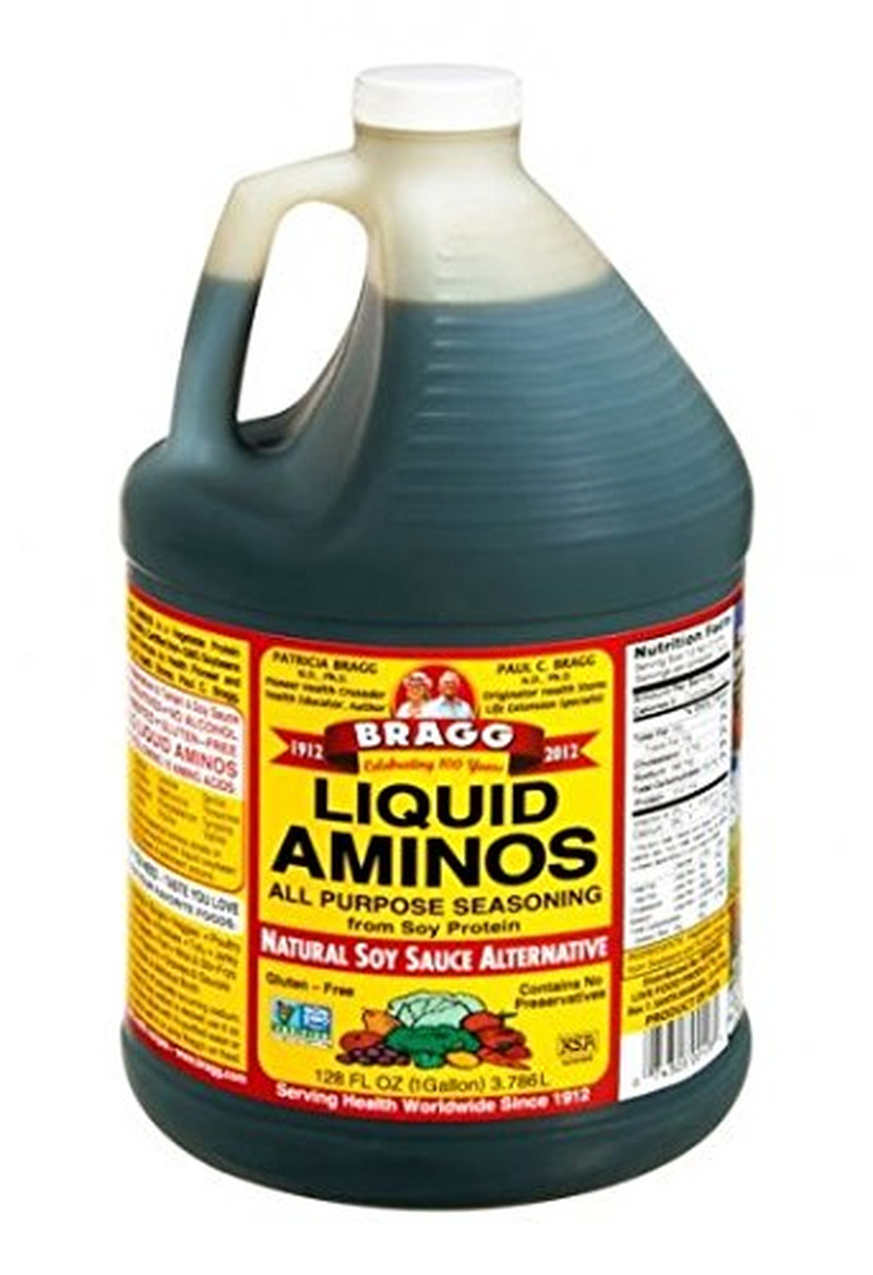 Bragg Liquid Aminos All Purpose Seasoning Soy Sauce Gluten Free 1 Gallon