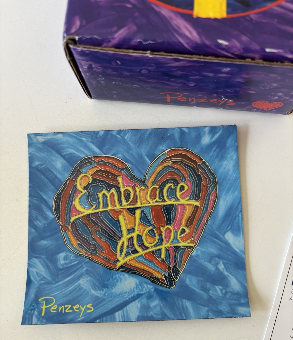 Penzeys Spices Peace Mini Gift Box Set + “Embrace Hope” Magnet