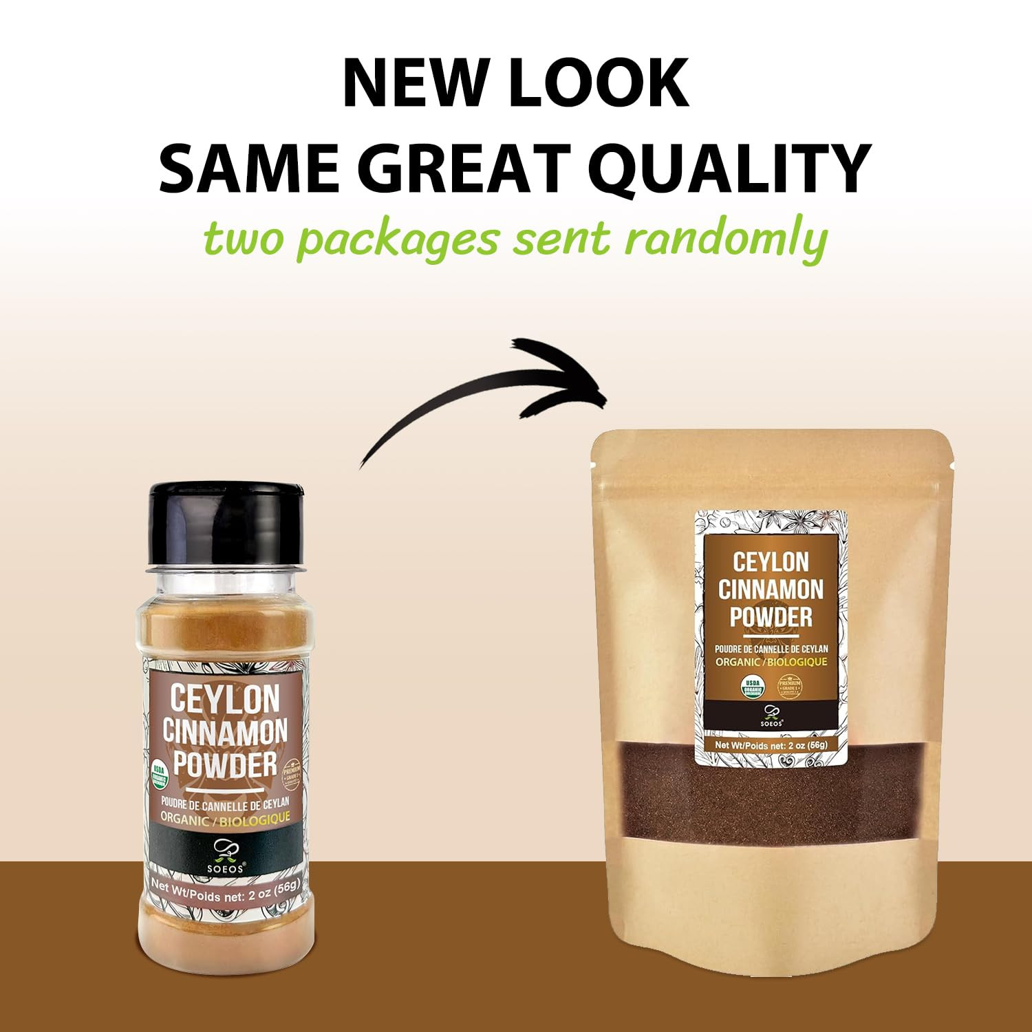 Organic Ceylon Cinnamon Powder, Grade 1, 2Oz (56G), Pure Ground Cinnamon from Sr