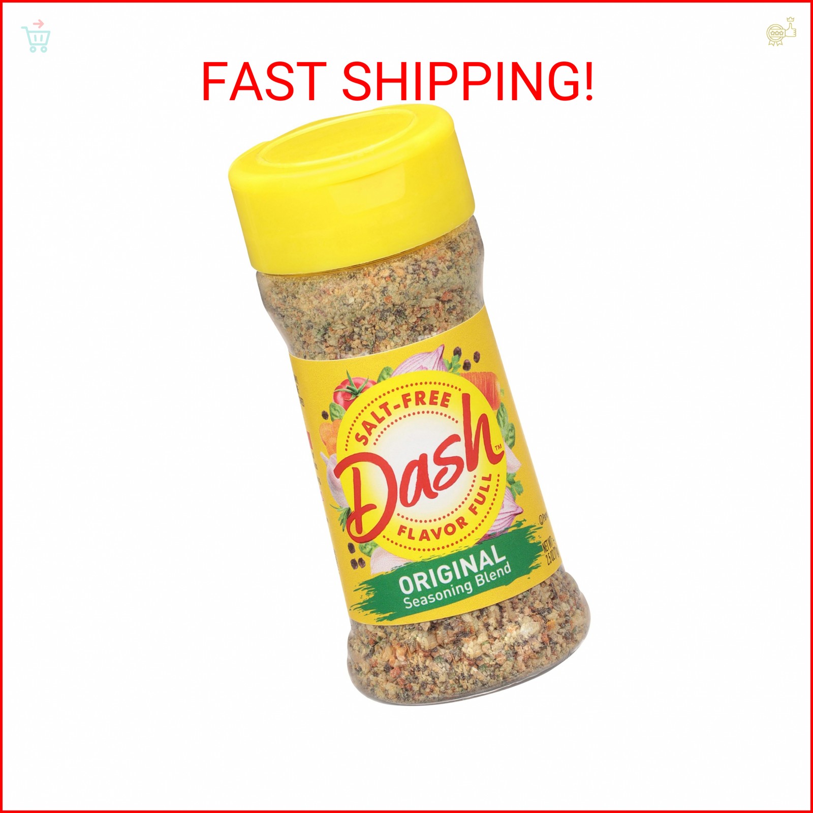 Dash Salt-Free Seasoning Blend, Original, 2.5 Ounce