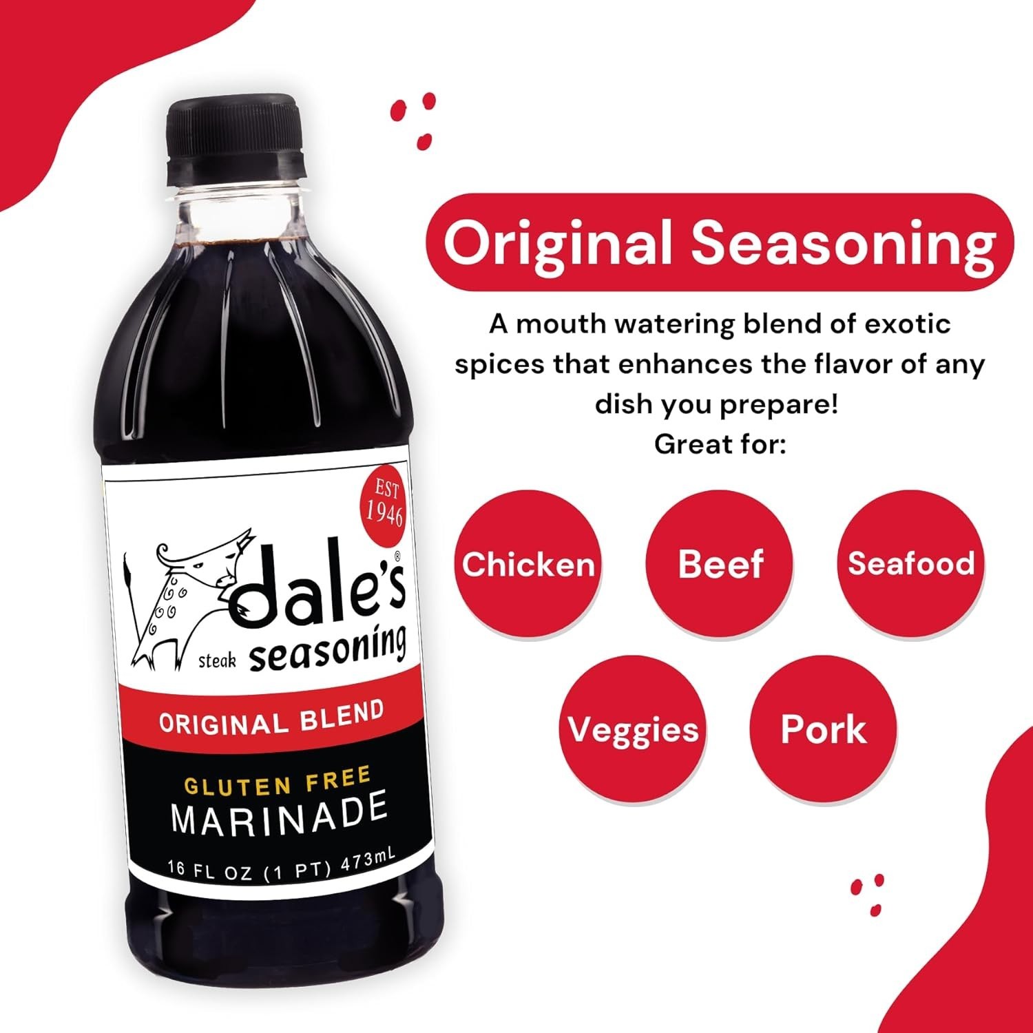 Dale’s Steak Seasoning 32oz Duo~-