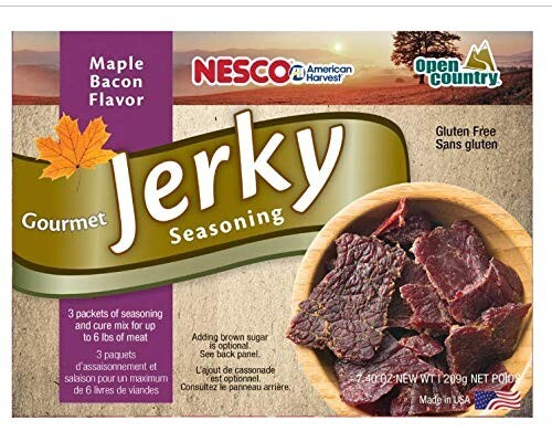Nesco BJM-6, Gourmet Jerky Seasoning, Bacon Maple Flavor, 3Count, 7.40 Ounce (Pa
