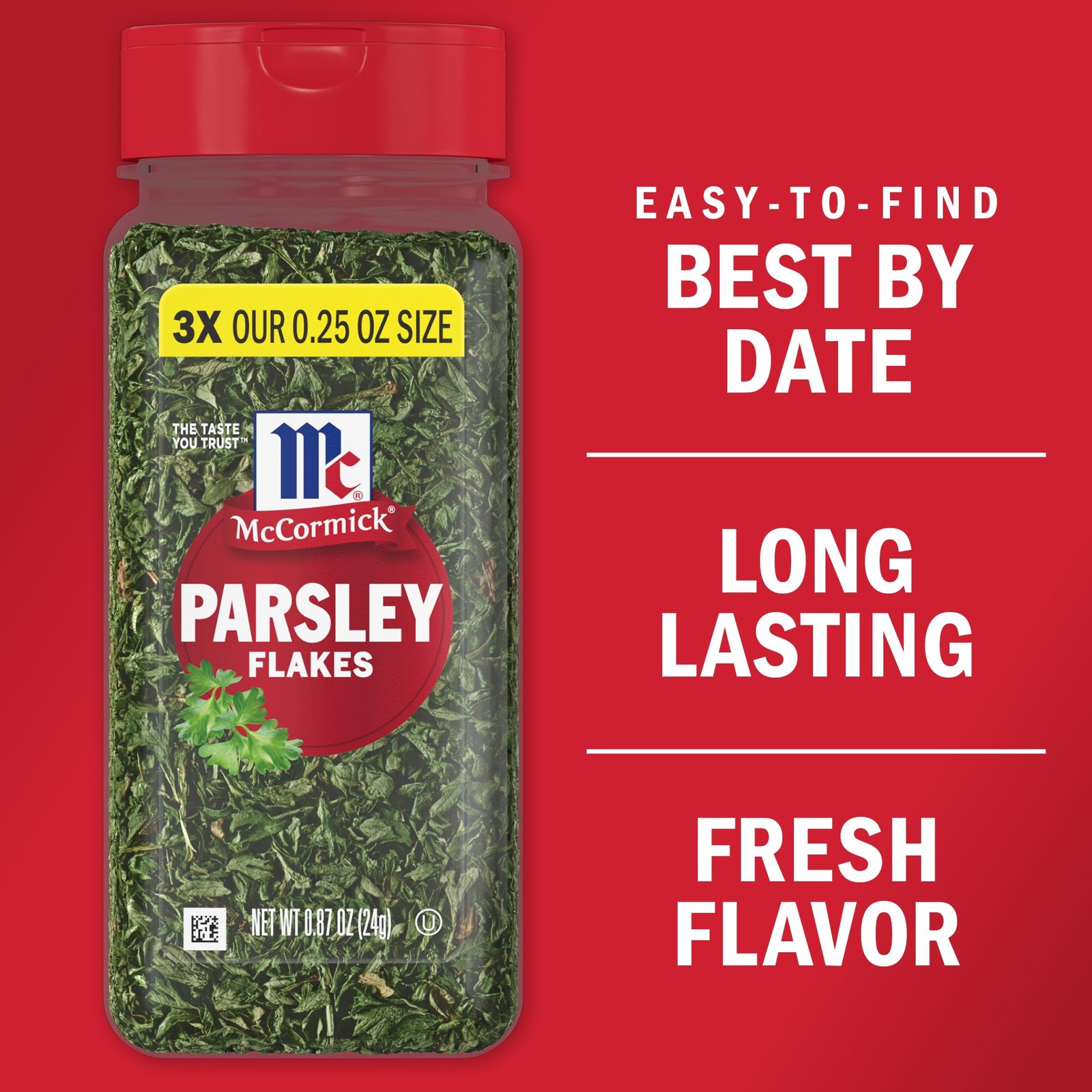 McCormick Parsley Flakes, 0.87 oz Ounce (Pack of 1)